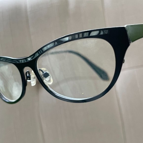 SEE Women Eyeglasses Frame Black Tone 6207 Handmade in Italy Glasses 52[]16 140 - Picture 3 of 12
